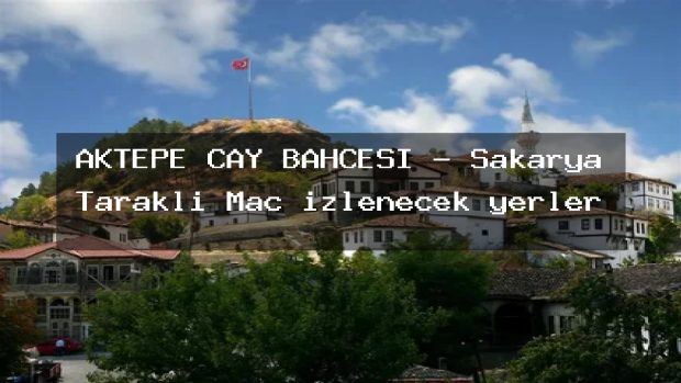 AKTEPE ÇAY BAHÇESİ – Sakarya Taraklı Maç izlenecek yerler