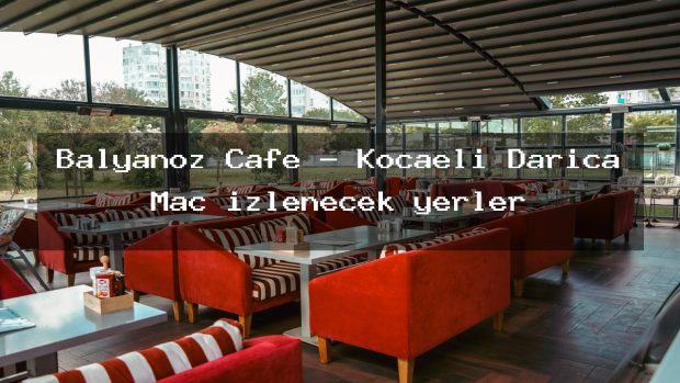 Balyanoz Cafe – Kocaeli Darıca Maç izlenecek yerler
