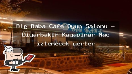 Big Baba Cafe Oyun Salonu – Diyarbakır Kayapınar Maç izlenecek yerler