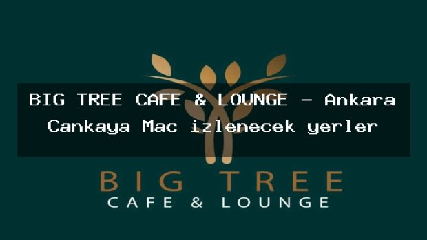 BIG TREE CAFE & LOUNGE – Ankara Çankaya Maç izlenecek yerler