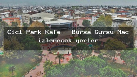 Cici Park Kafe – Bursa Gürsu Maç izlenecek yerler
