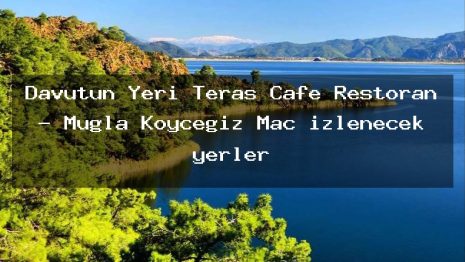 Davutun Yeri Teras Cafe Restoran – Muğla Köyceğiz Maç izlenecek yerler