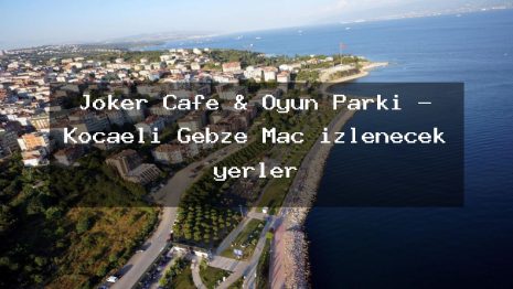 Joker Cafe & Oyun Parkı – Kocaeli Gebze Maç izlenecek yerler