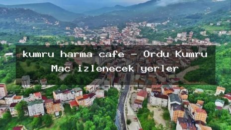 kumru harma cafe – Ordu Kumru Maç izlenecek yerler