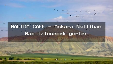 MALİDA CAFE – Ankara Nallıhan Maç izlenecek yerler