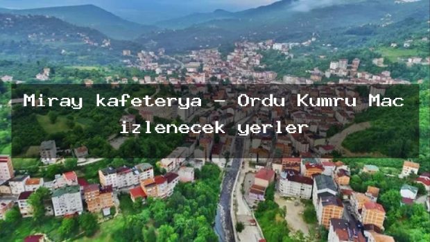 Miray kafeterya – Ordu Kumru Maç izlenecek yerler