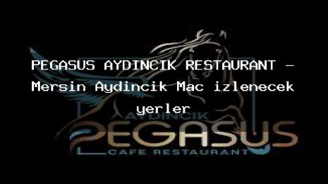 PEGASUS AYDINCIK RESTAURANT – Mersin Aydıncık Maç izlenecek yerler