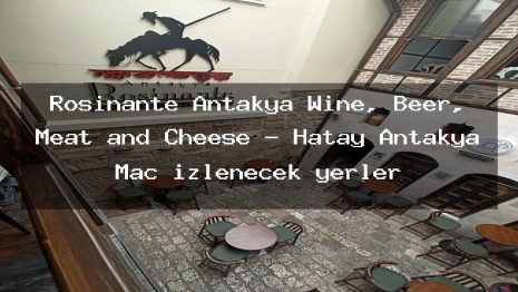 Rosinante Antakya Wine, Beer, Meat and Cheese – Hatay Antakya Maç izlenecek yerler