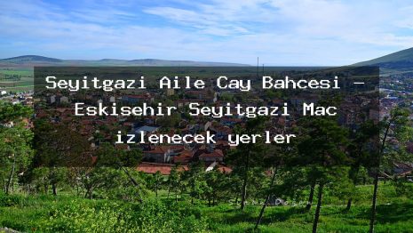 Seyitgazi Aile Çay Bahçesi – Eskişehir Seyitgazi Maç izlenecek yerler