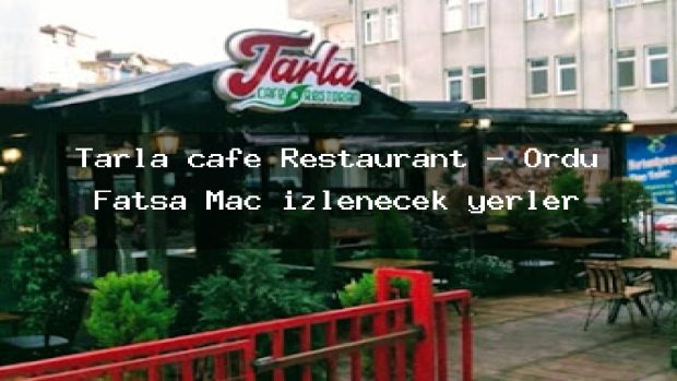 Tarla cafe Restaurant – Ordu Fatsa Maç izlenecek yerler