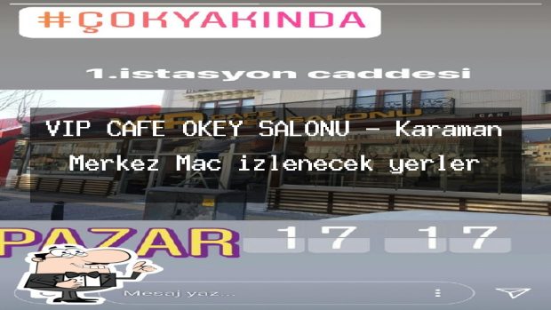 VİP CAFE OKEY SALONU – Karaman Merkez Maç izlenecek yerler
