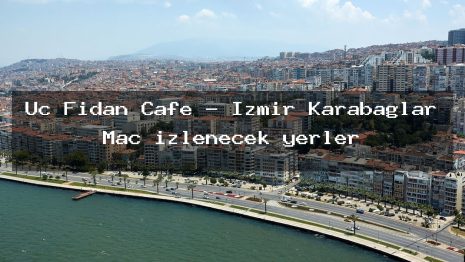 Üç Fidan Cafe – İzmir Karabağlar Maç izlenecek yerler